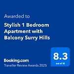 Stylish 1 Bedroom Apartment With Balcony Surry Hills