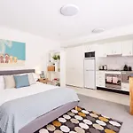 Stylish Manly Studio With Bbq Terrace And Parking