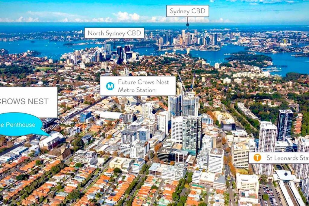 Crows Nest - Executive Penthouse - 3 Bedroom- 5km To Sydney