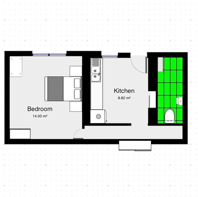 Private 1 Bedroom Near And Shops Apartment *