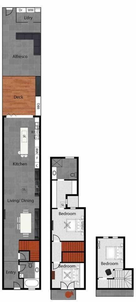 3 Storey House Walk To Fox Scg & *