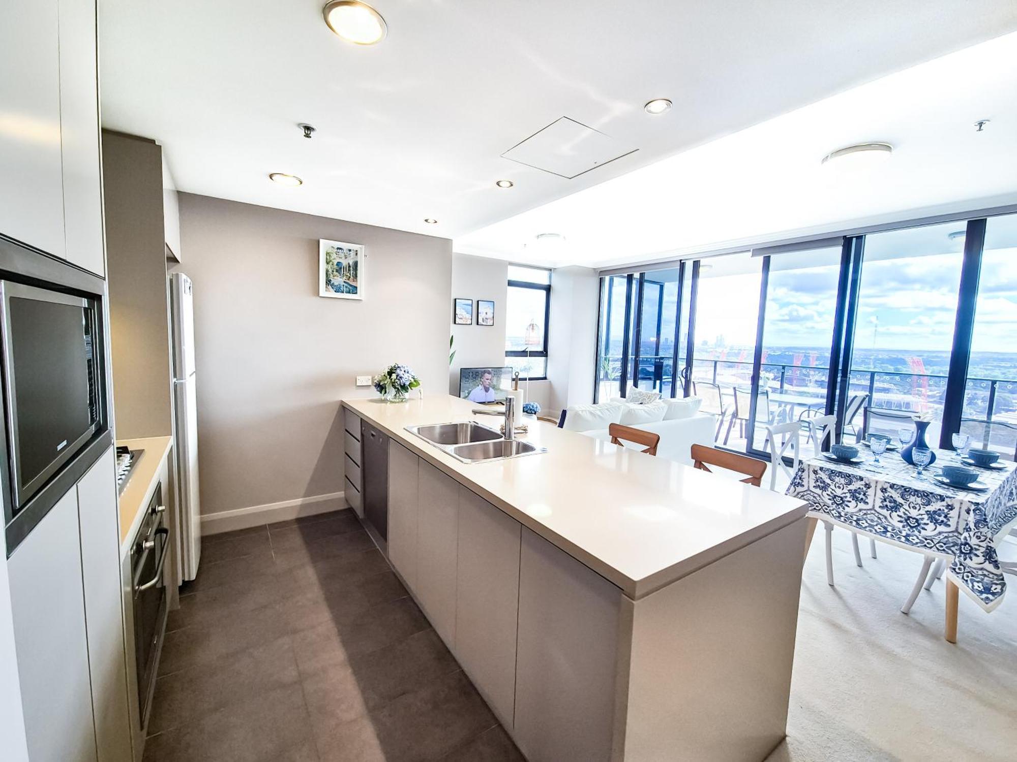 Apartment Holiday Style 3 Bedroom In Olympic Park *