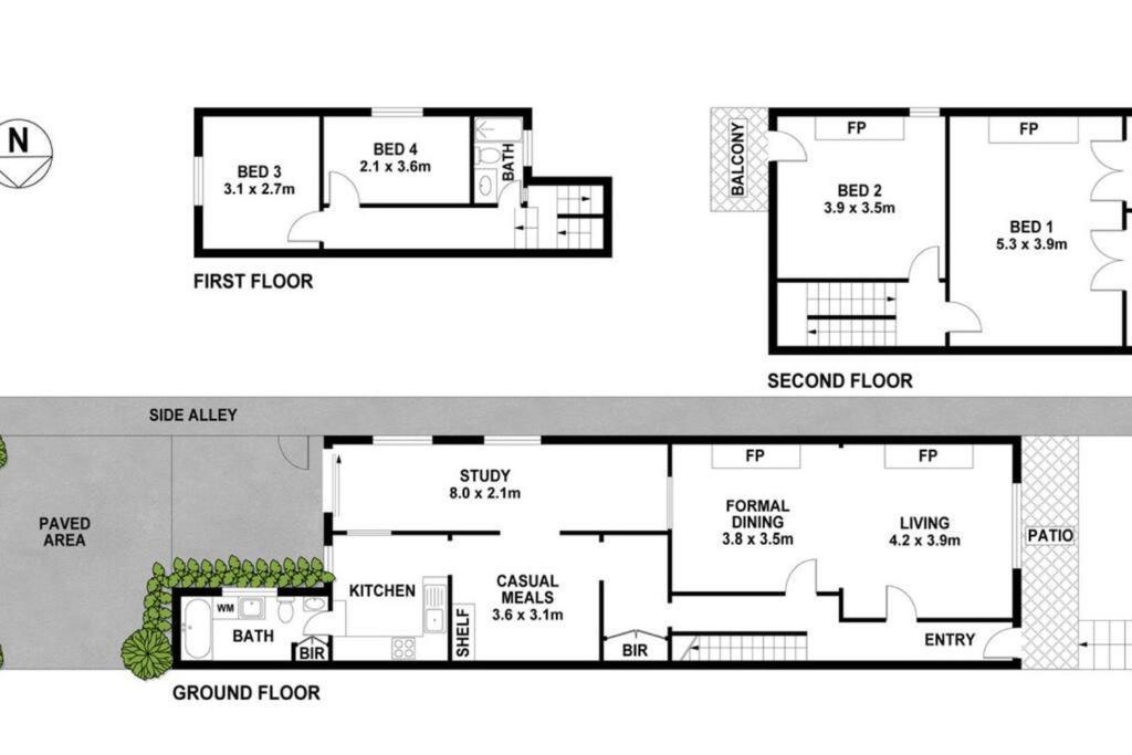 Holiday home Beautiful & Ultra Convenient 4-bdrm Terrace Sydney