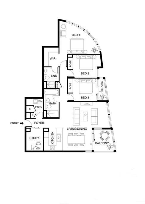 Apartment Stylish 4bd Cbd *