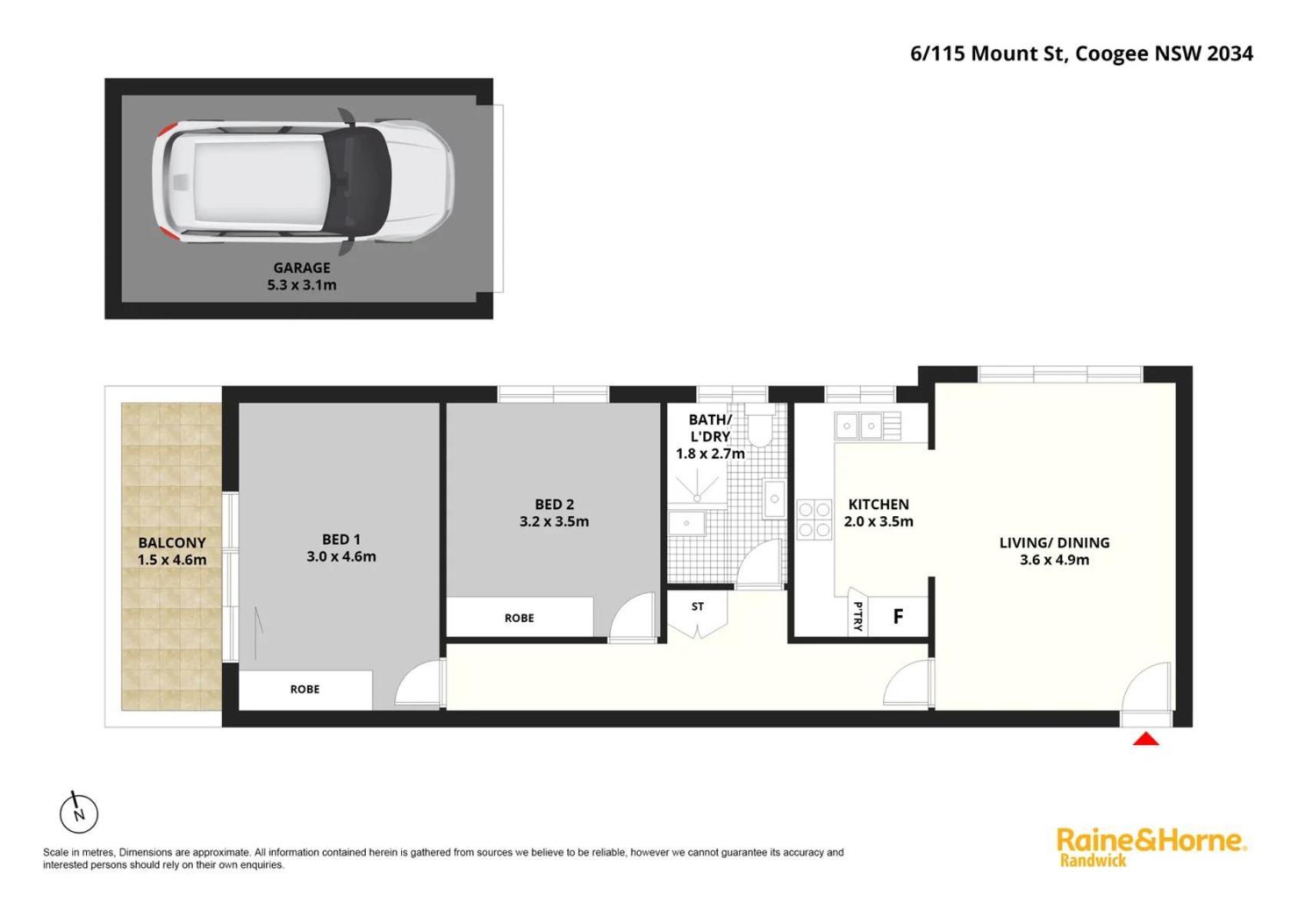 Coogee Sunrise 2 Bed With Parking, Work Desks & Balcony * Sydney
