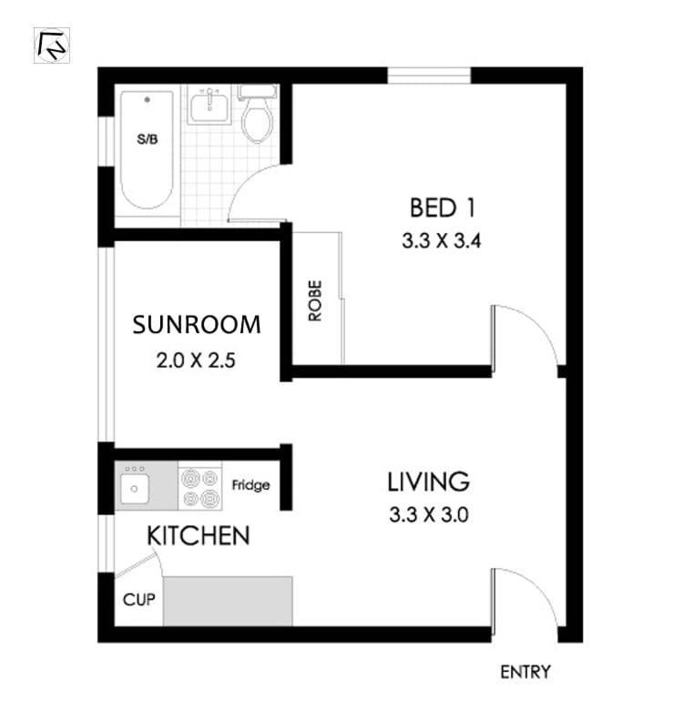 Floor 1 Bedroom Sunroom Close To Cbd * Sydney