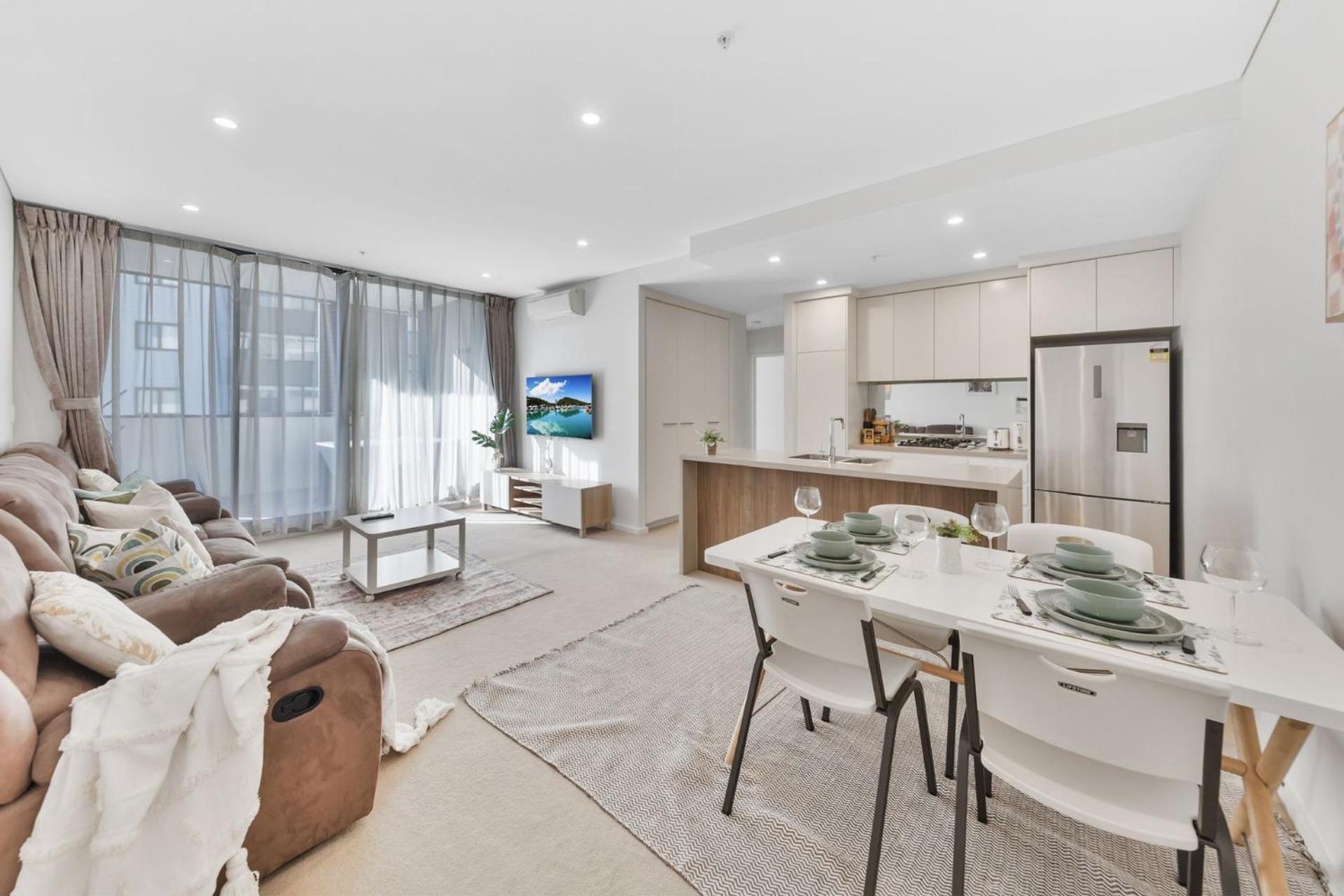 Apartment Convenient&modern 2bedrooms With Car Space