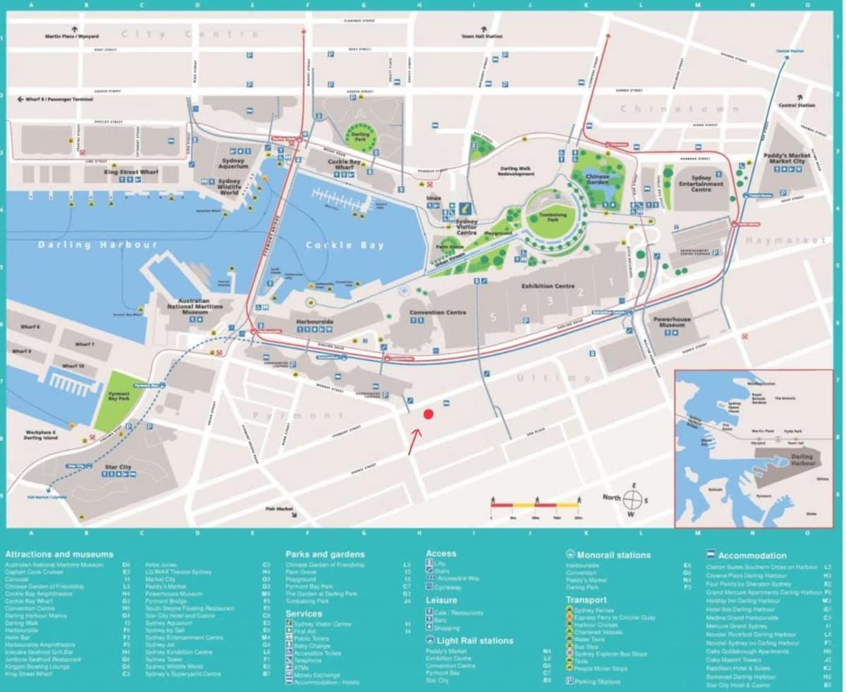 Luxe In Darling Harbour With Pool, Sauna & Gym - Icc 300m * Sydney