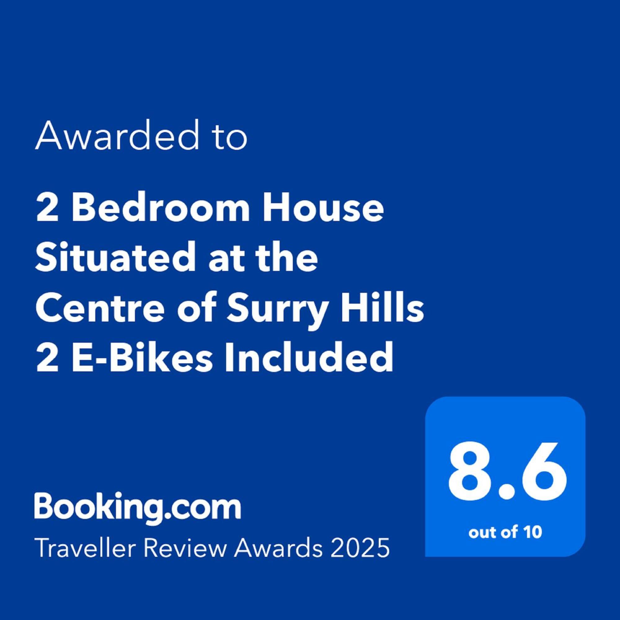 2 Bedroom House Situated At The Centre Of Surry Hills 2 E-bikes Included