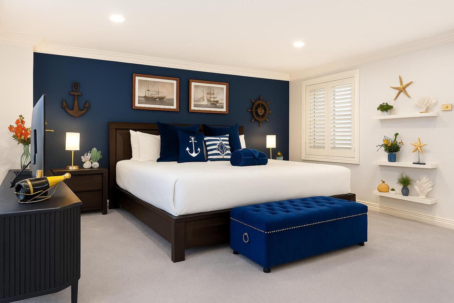 King Bed Harbour View - Captain's Retreat * Sydney