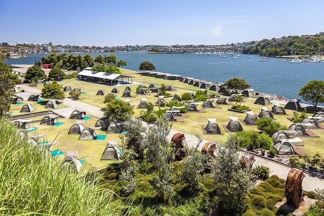 Campingplatz Cockatoo Island Accommodation Sydney