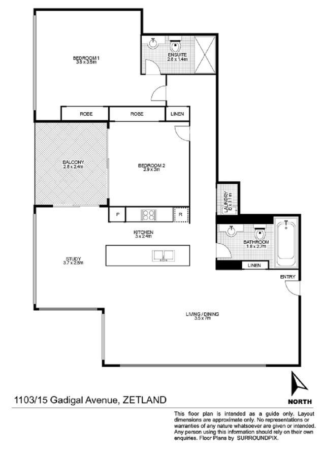 As The Sun Sets - Modern And Spacious 2br Zetland Facing The Setting Sun Apartamento *