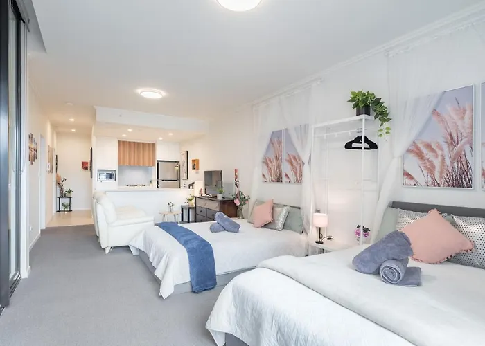 2Br Apt In Hurstville 1Min To Train Sleep8