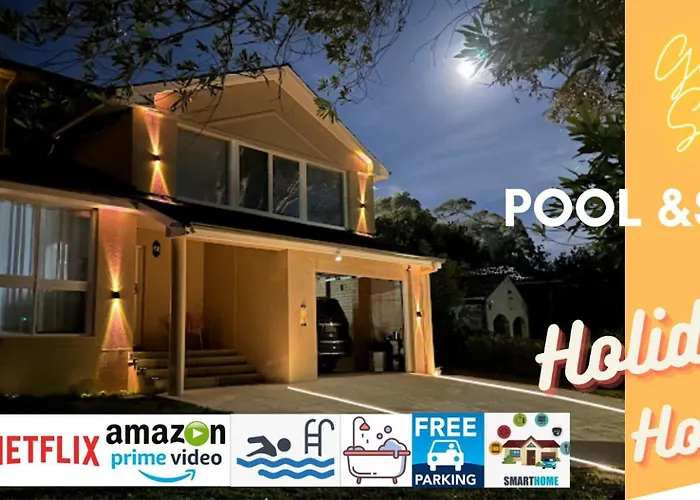 Heated Toilet Seat - Air Conditioning- Hot Tub Spa - Dryer - Electrical Bbq Grill - Pool - Arcade Games At Golden Swan Holiday House