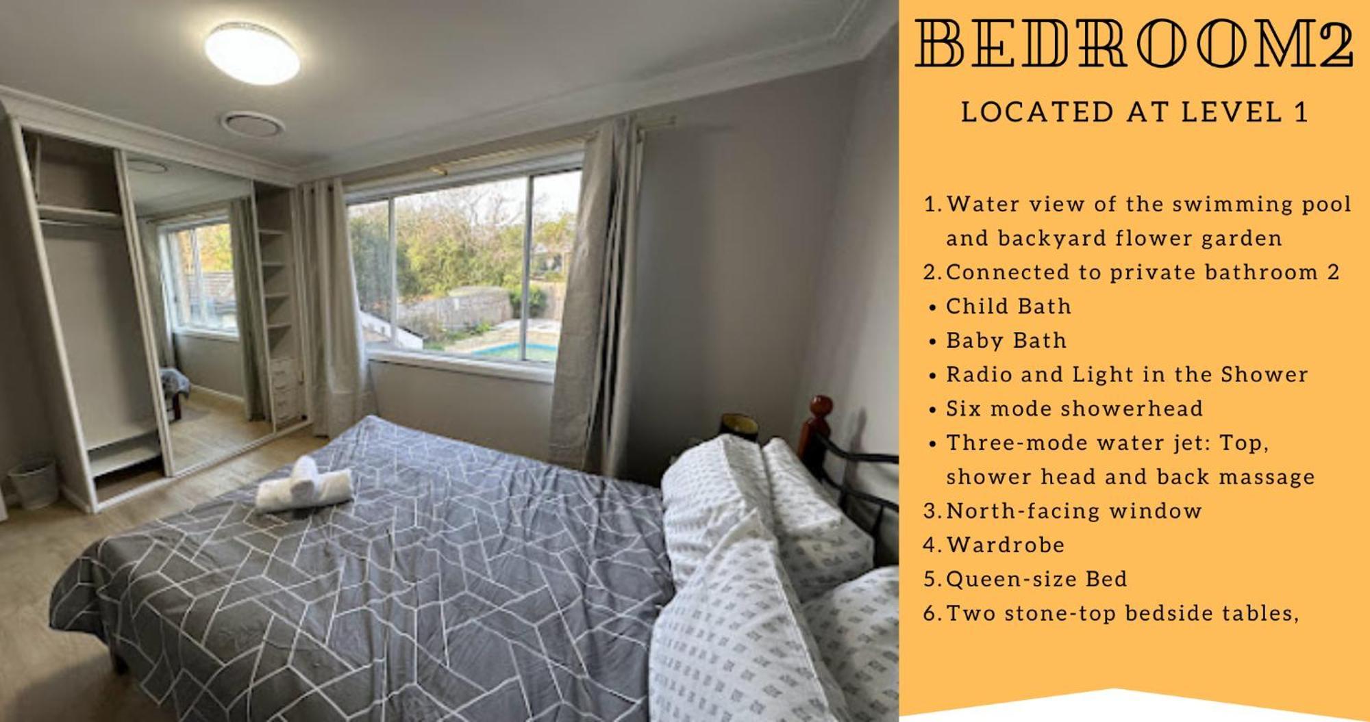 Heated Toilet Seat - Air Conditioning- Hot Tub - Dryer - Electrical Bbq Grill - Pool - Arcade Games At Golden Swan House Sydney