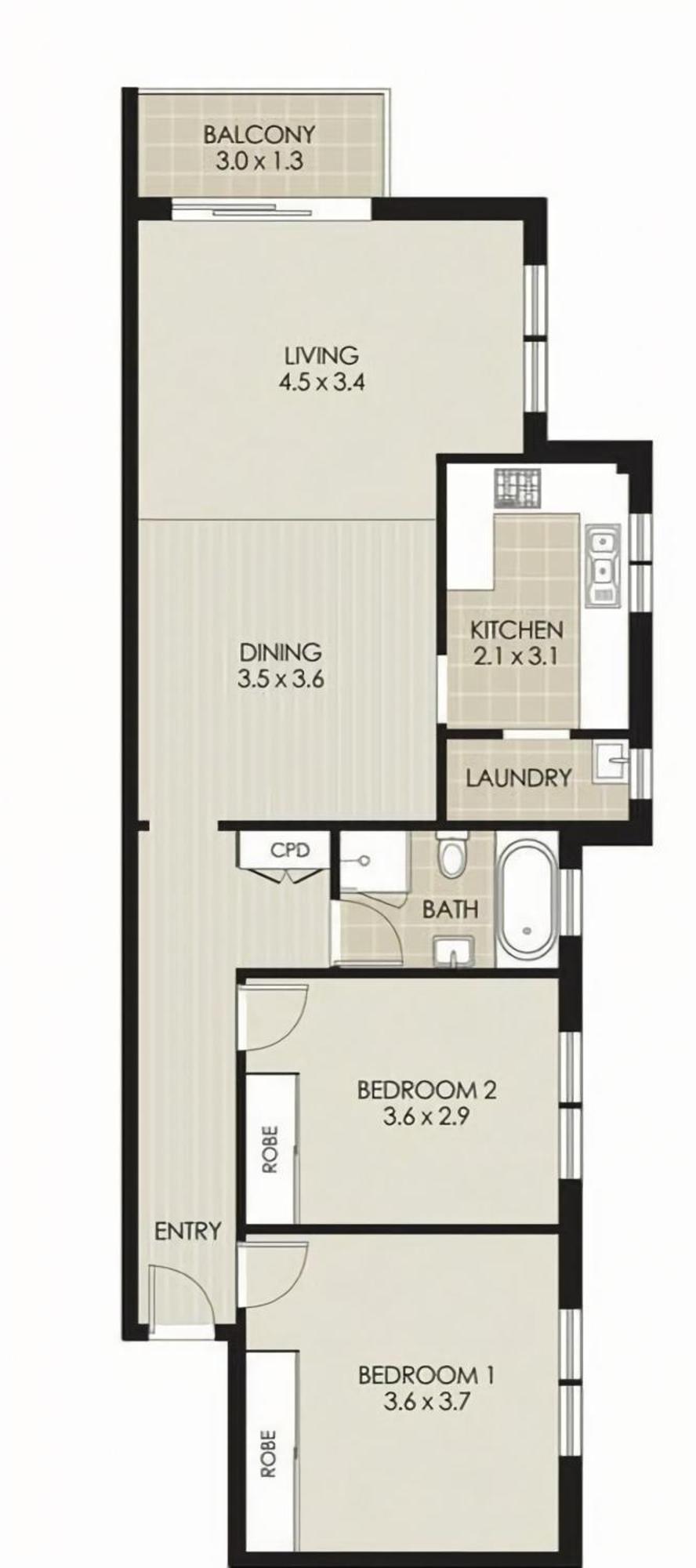 Urban Serenity 2br With Balcony Parking Sidney