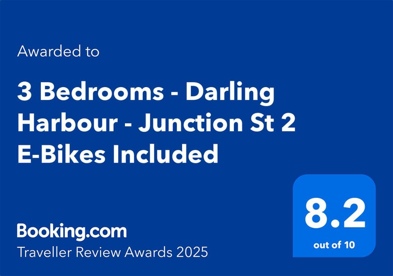 3 Bedrooms - Darling Harbour - Junction St 2 E-bikes Included Sydney