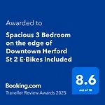 Spacious 3 Bedroom On The Edge Of Downtown Herford St 2 E-Bikes Included