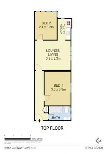 Apartment In The Heart Of Bondi, Stroll To The *
