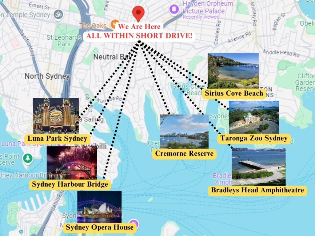 Cozy 2br House In Neutral Bay, Cremorne