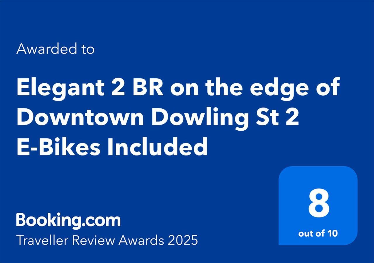 Elegant 2 Bedroom On The Edge Of Downtown Dowling St 2 E-bikes Included Ferienhaus *