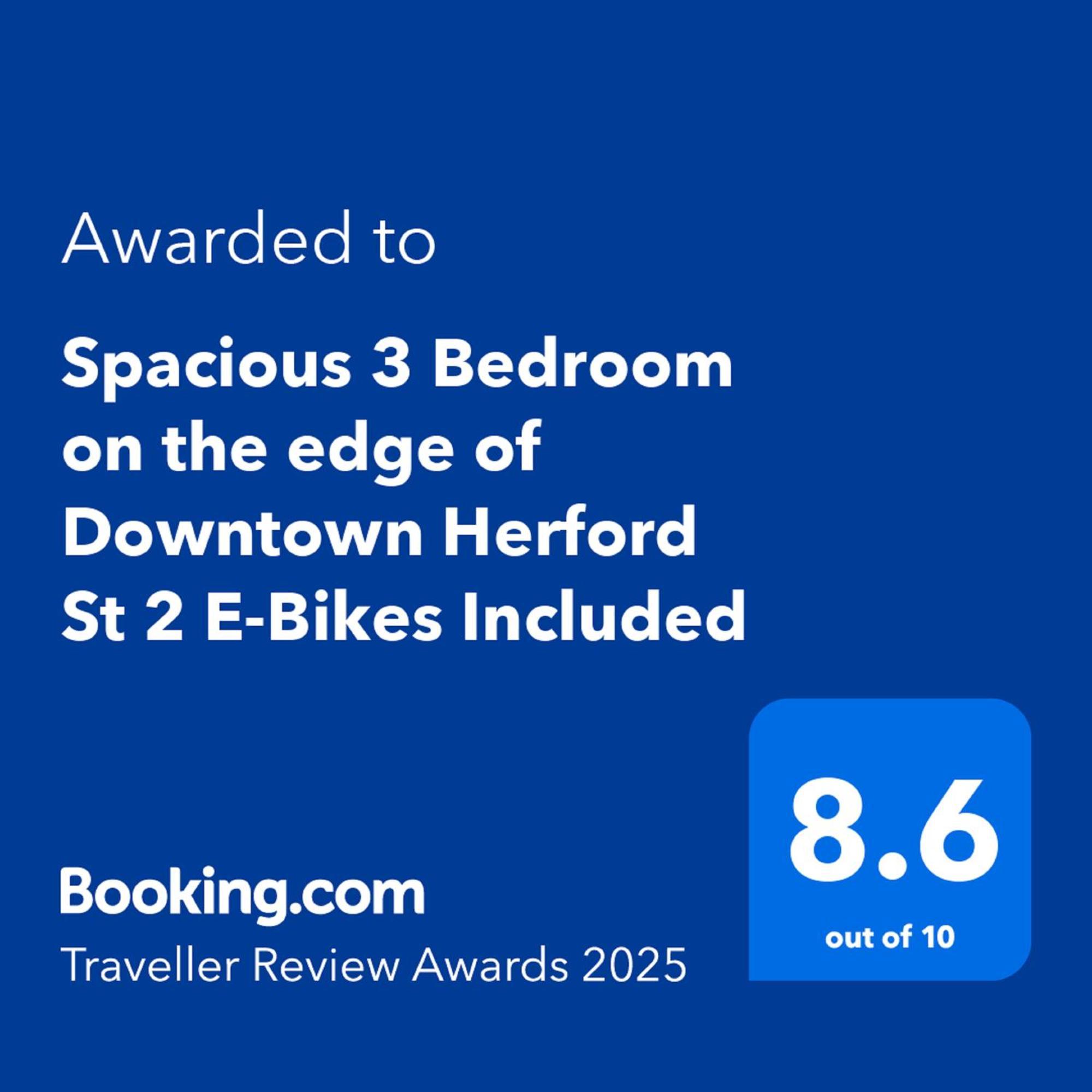 Casa de férias Spacious 3 Bedroom On The Edge Of Downtown Herford St 2 E-bikes Included *