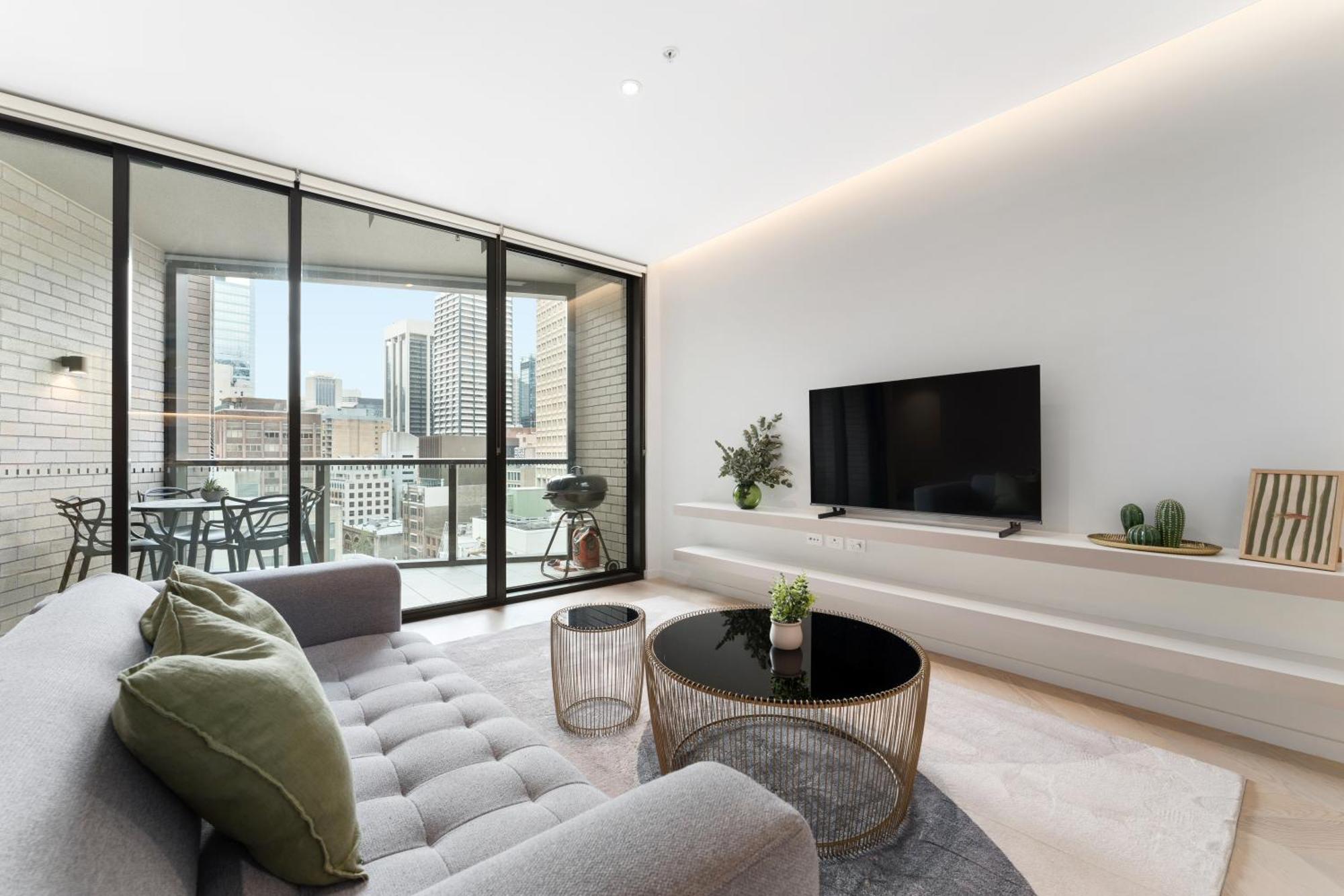 Luxury 2br 2ba & Free Parking - 5 Min Walk To Town Hall & Darling Harbour Apartamento *